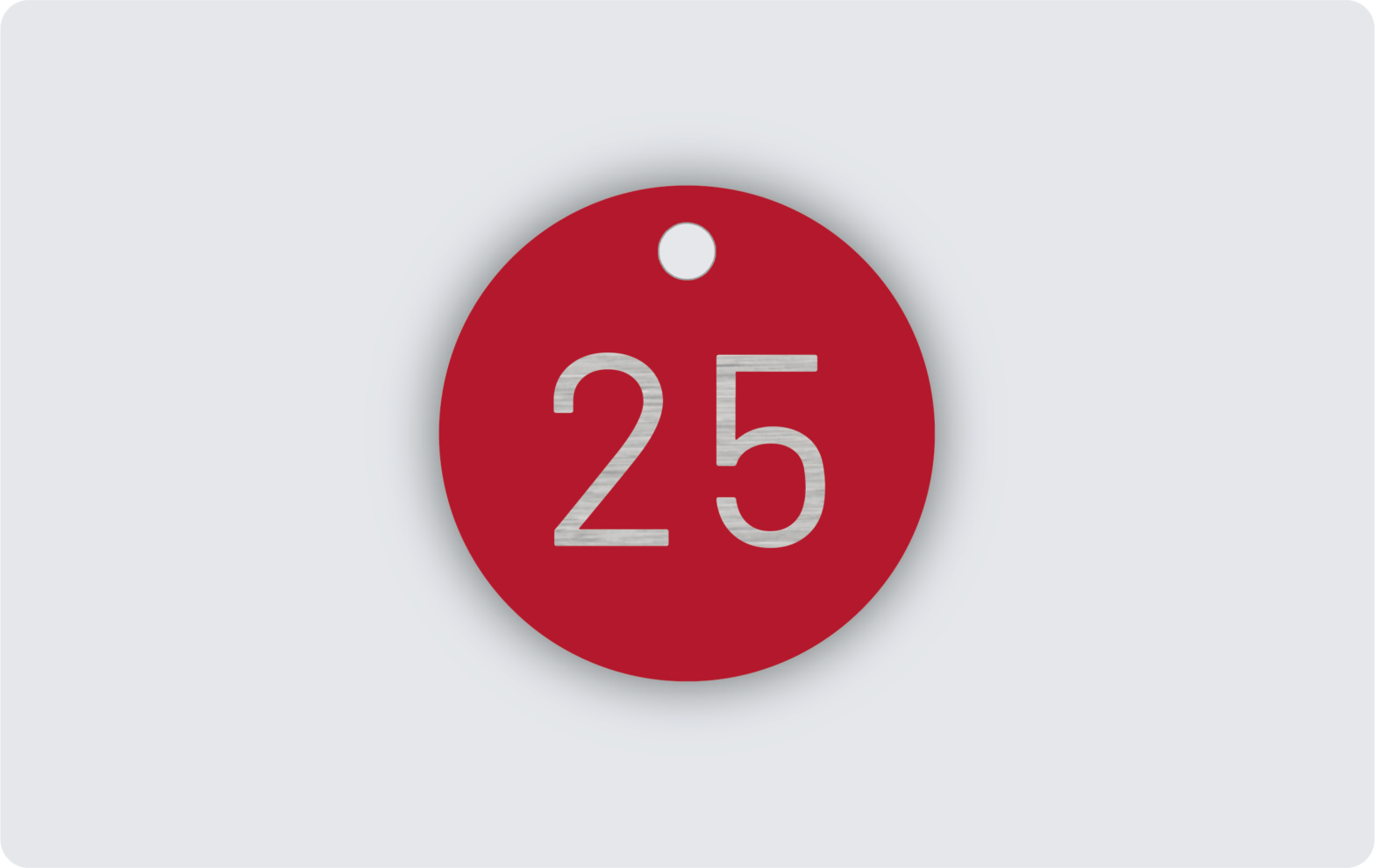 Ventilbricka infärgad aluminium 35x35mm