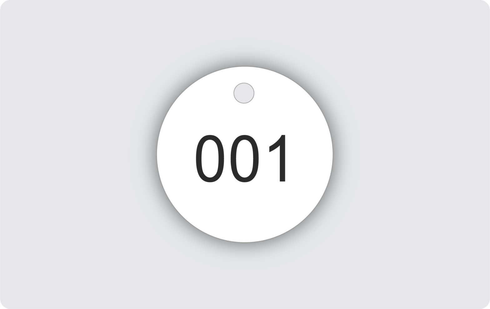 Ventilbricka graverad plast 40x40mm